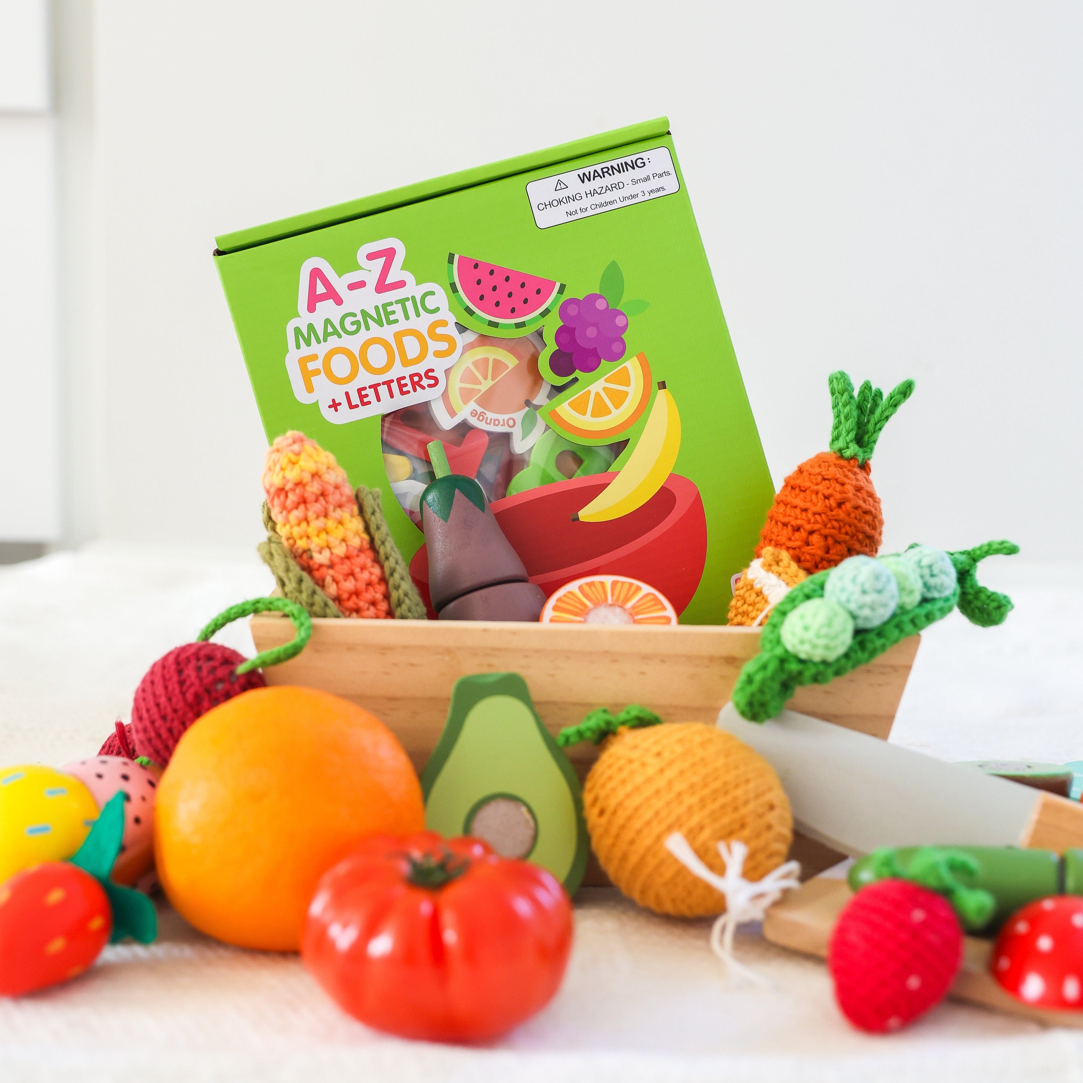 Curious columbus toddler fridge magnets, food fruit and veg theme refrigerator magnets healthy eating fussy eater