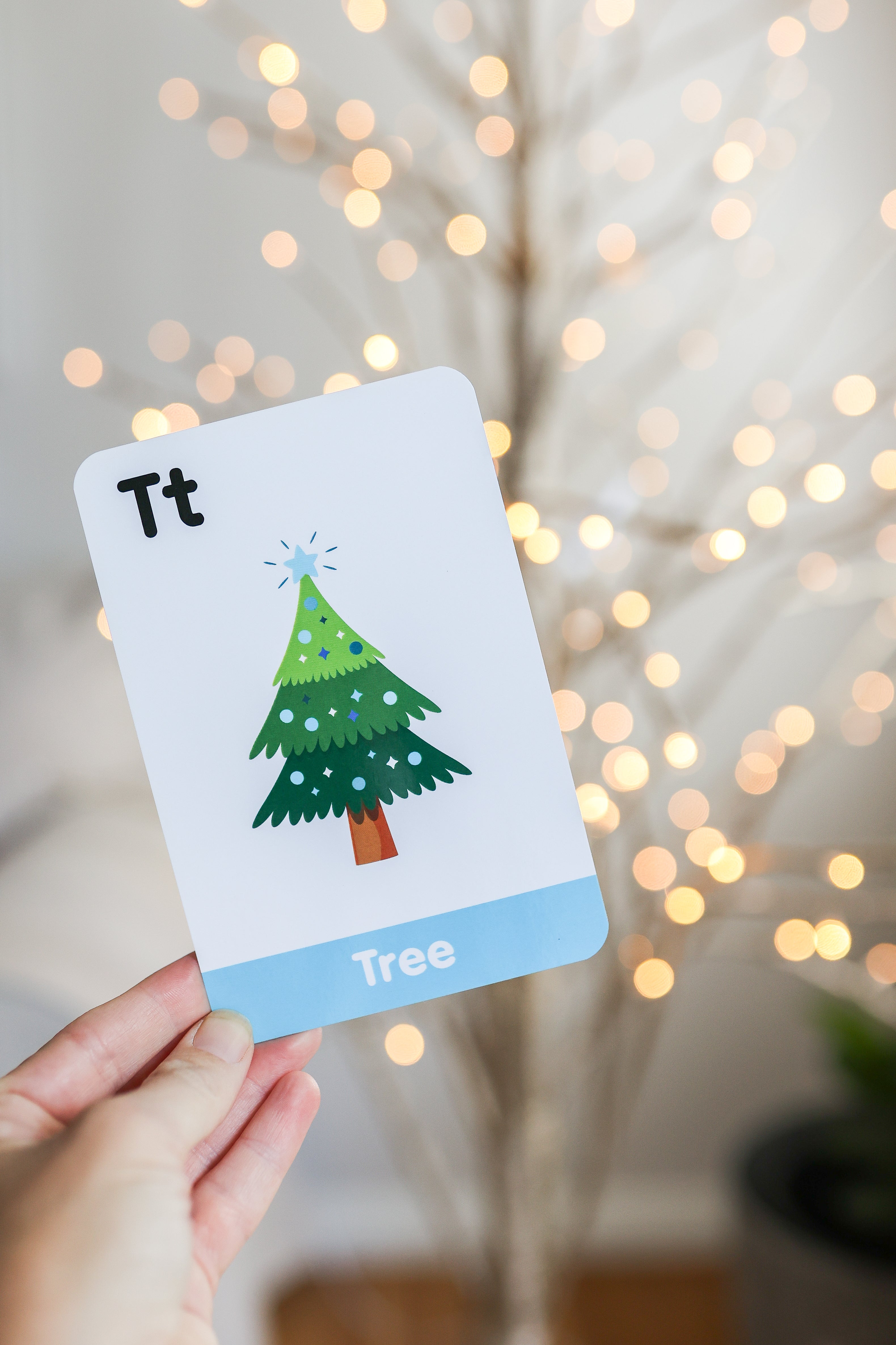christmas flash cards, toddler flashcards,