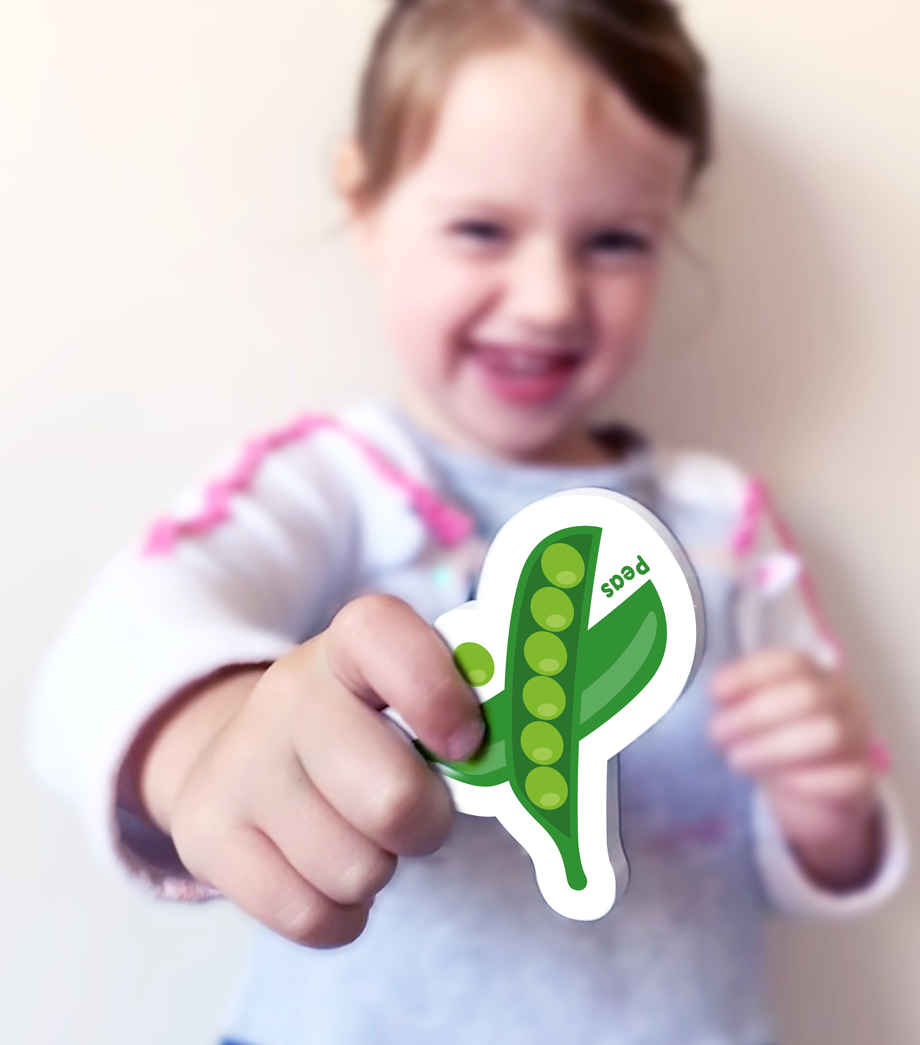 Curious Columbus Magnetic Foods and Letters – 52 Piece Alphabet & Food Magnet Set