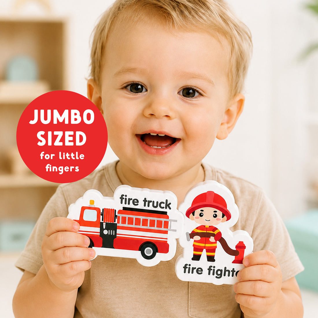 Curious Columbus Magnetic Vehicles – 27pc Fridge Magnets for Toddlers, Baby & Kids