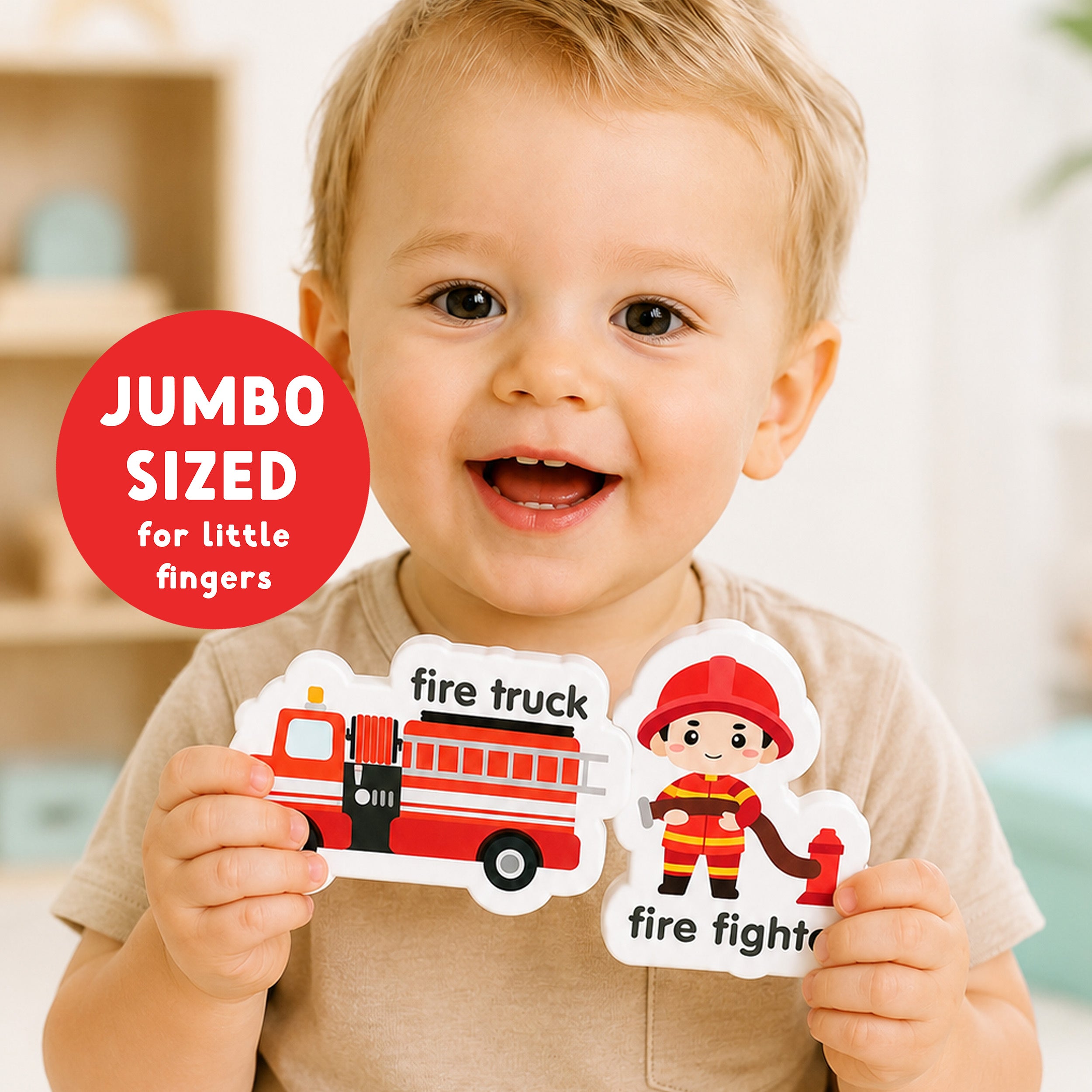Curious Columbus Magnetic Vehicles – 27pc Fridge Magnets for Toddlers, Baby & Kids