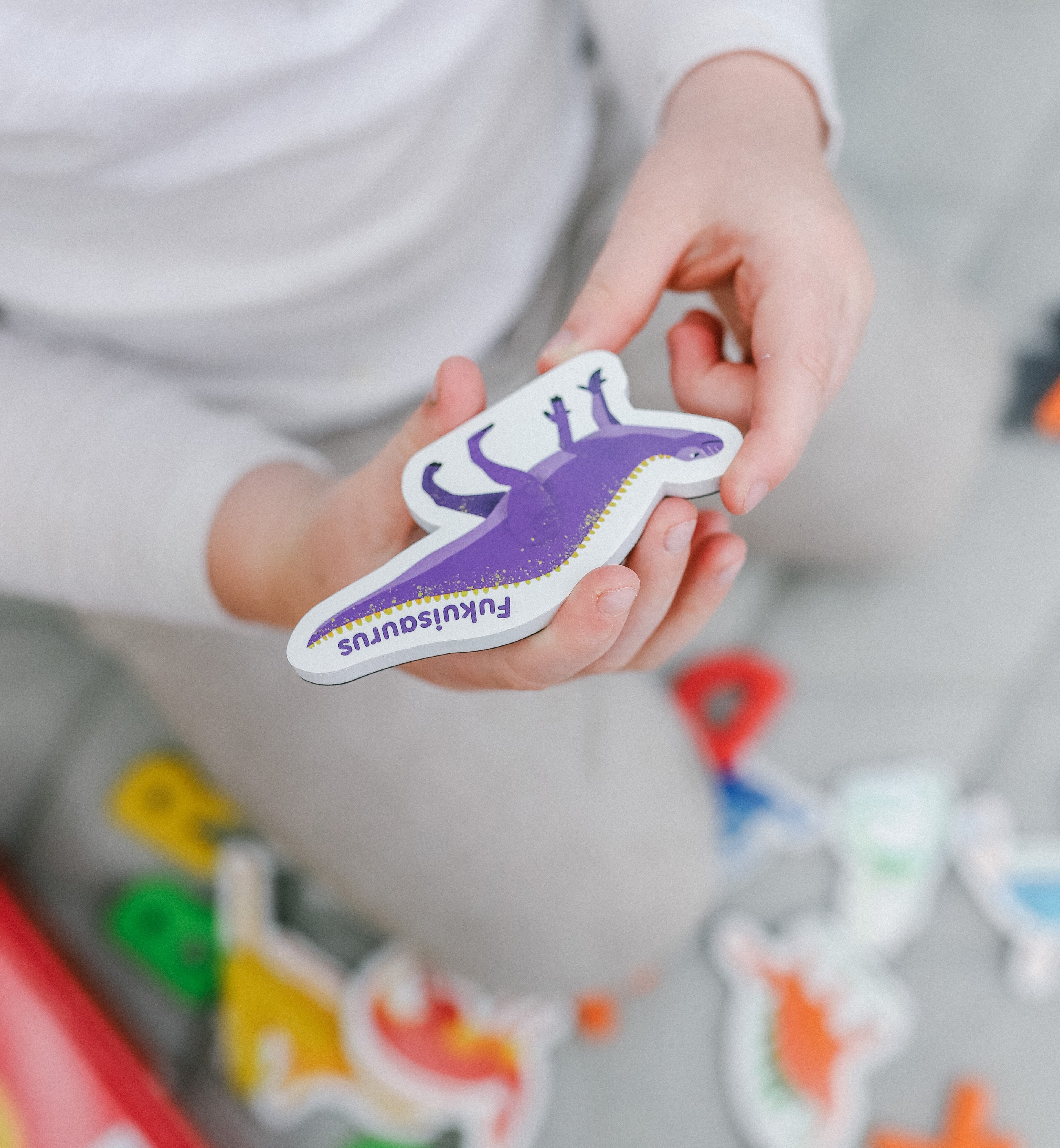 Magnetic Dinosaurs and Letters