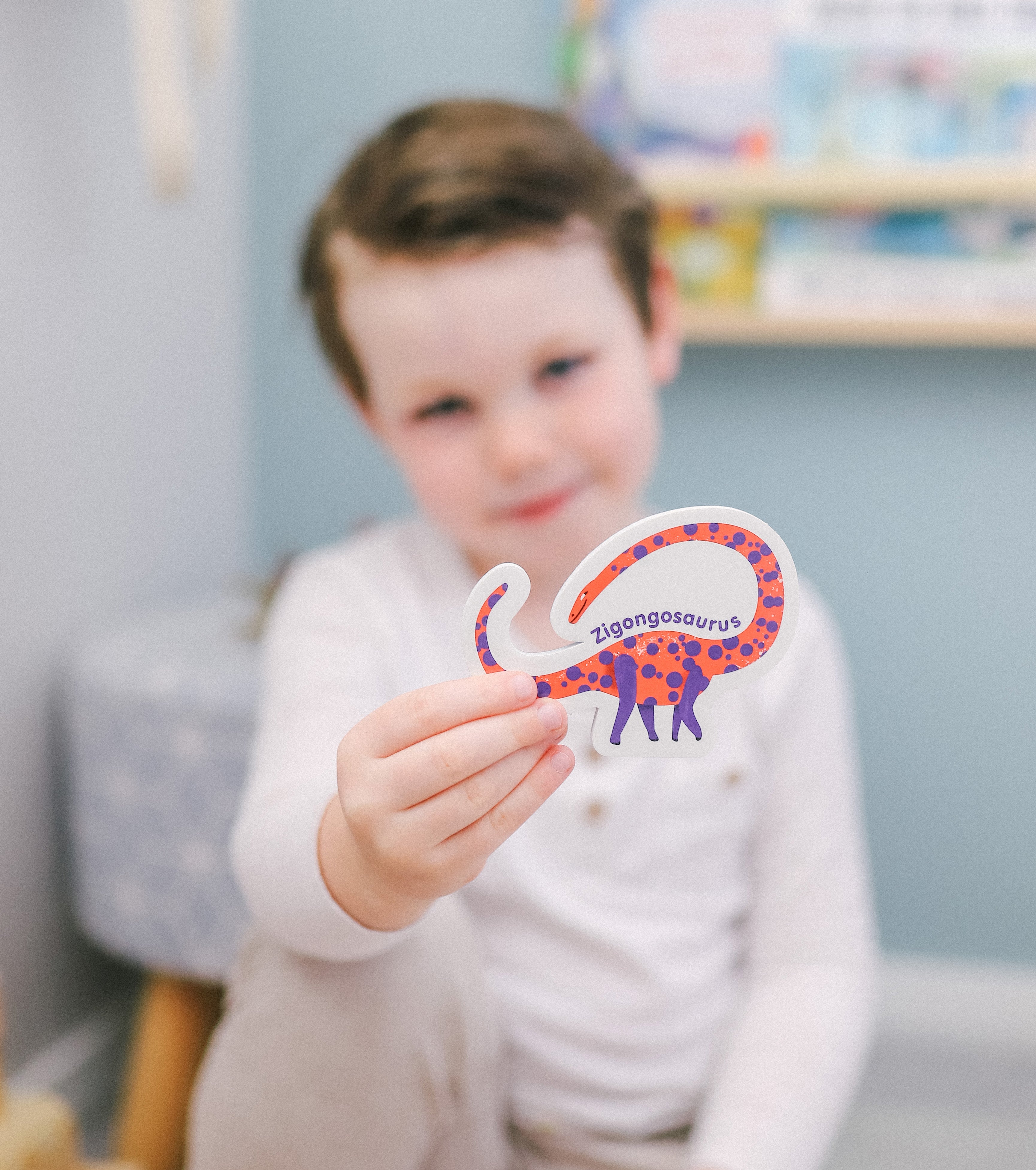 Magnetic Dinosaurs and Letters