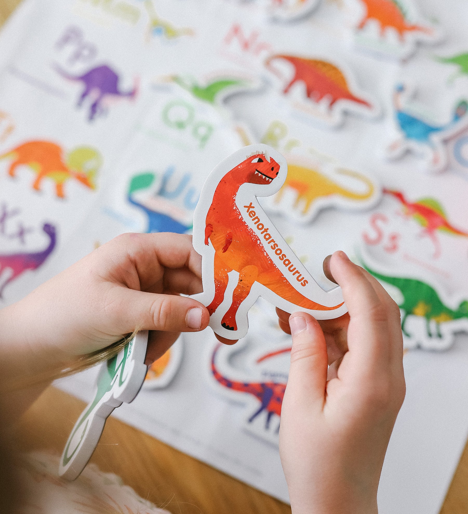 Magnetic Dinosaurs and Letters