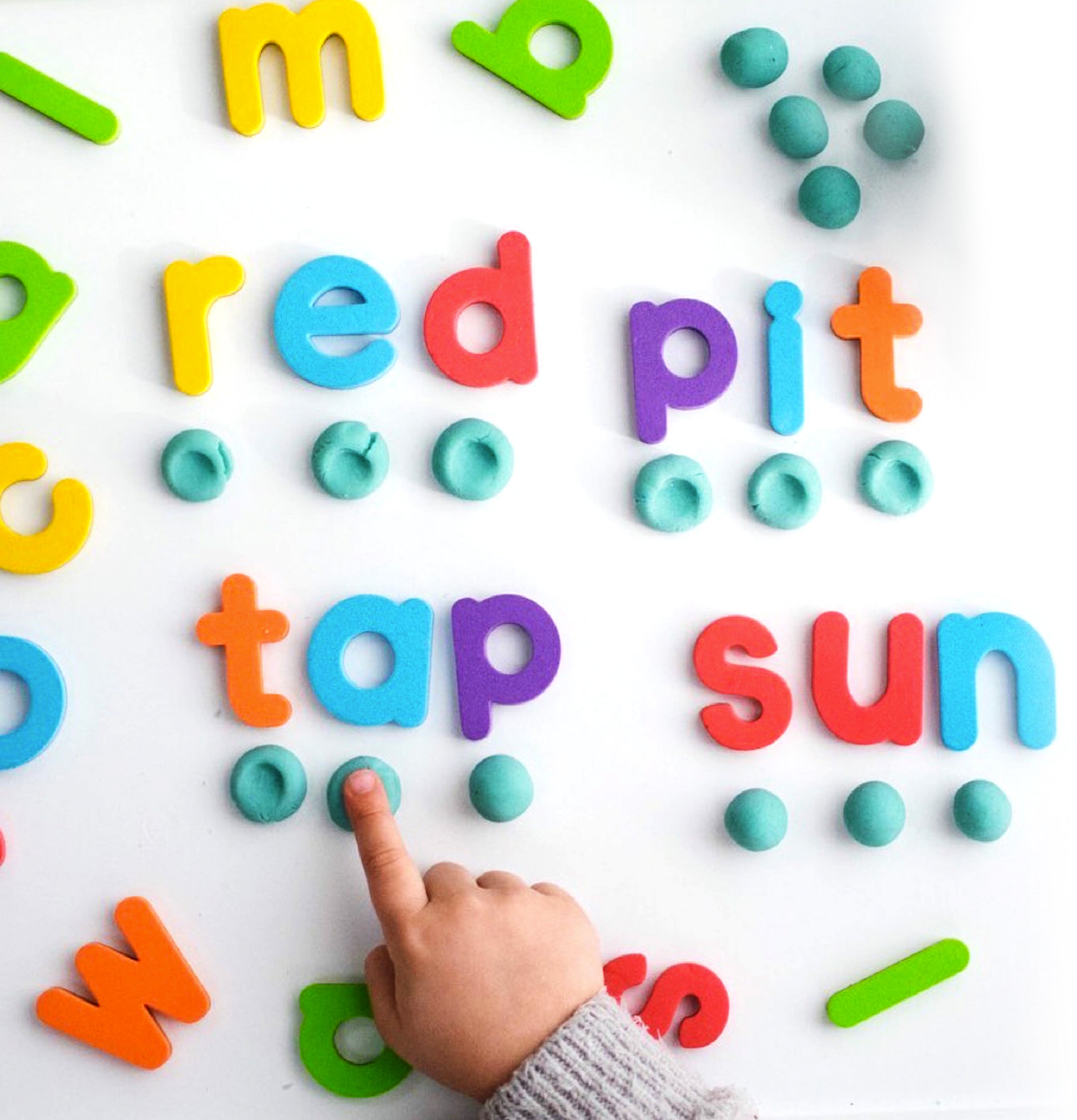 Magnetic Letters and Numbers