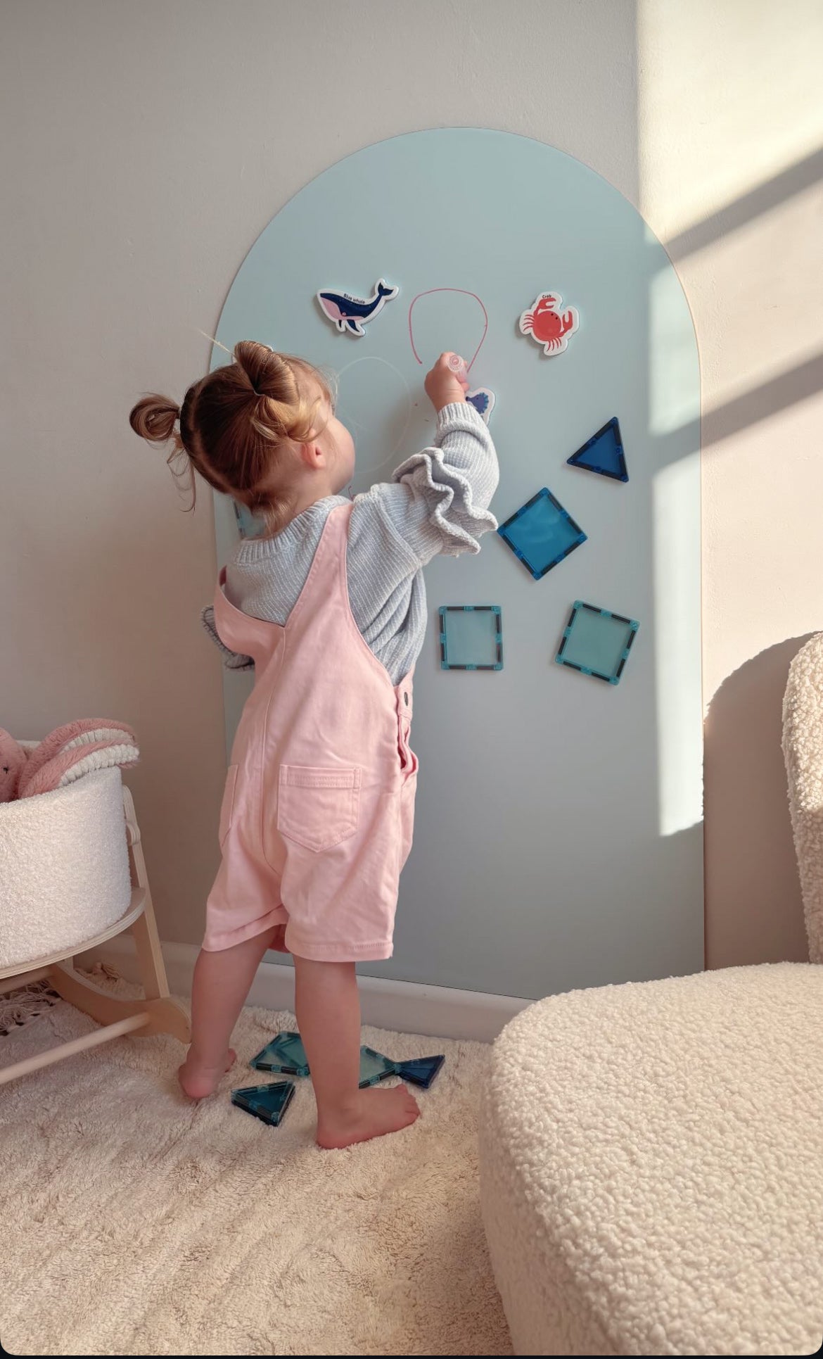 Magnetic Sea Creatures and Letters