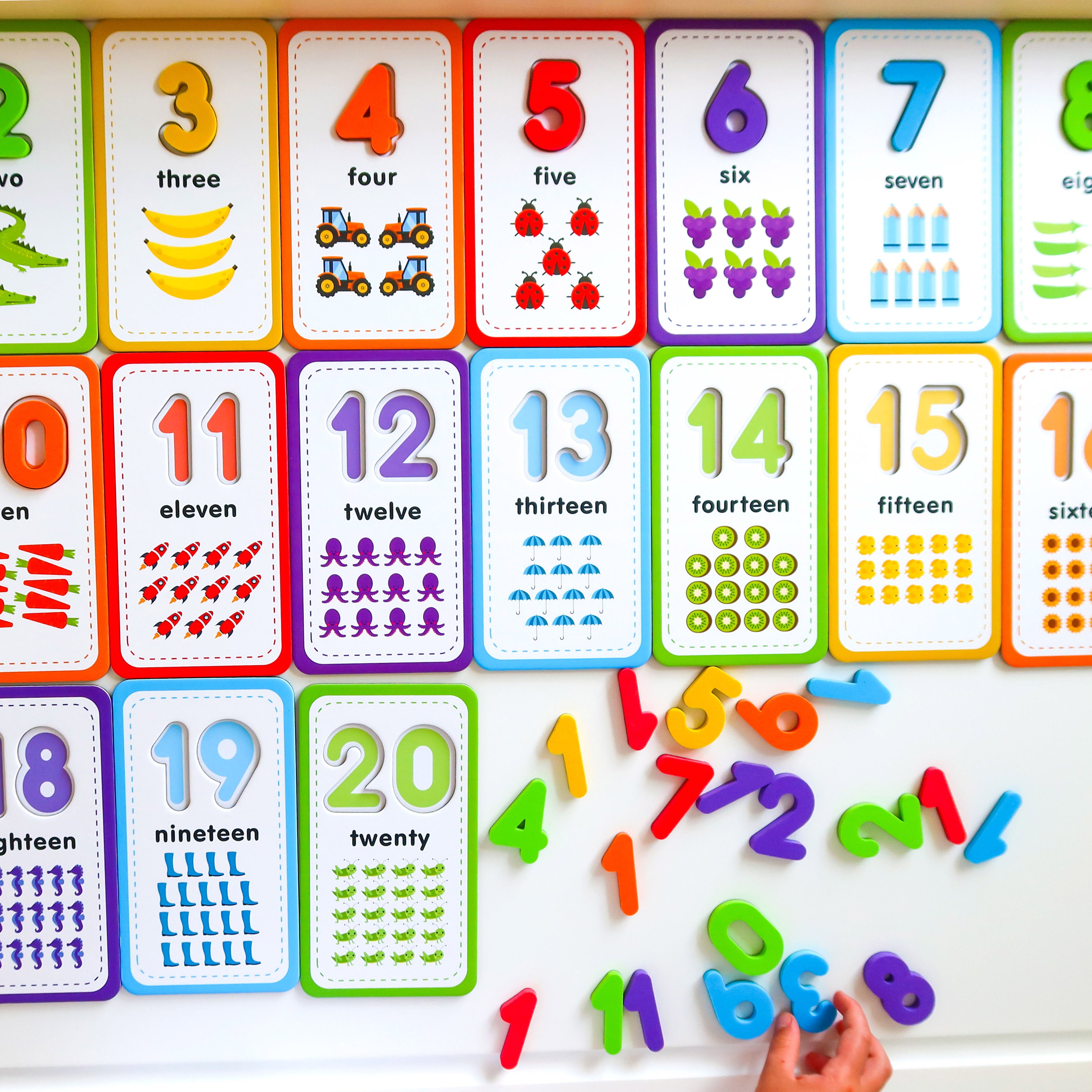 Flashcards & 123 Magnetic Numbers