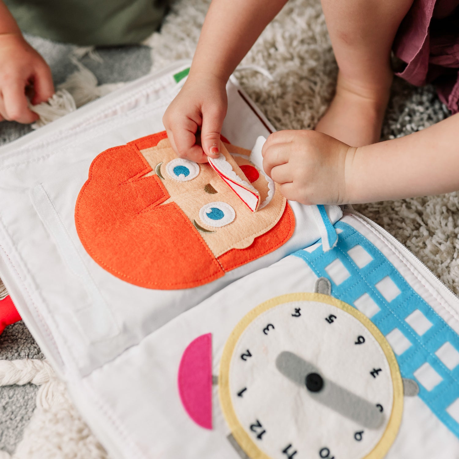 Toddler Quiet Book and Montessori Busy Book for 3-6 year old for plane travel and car travel with kids