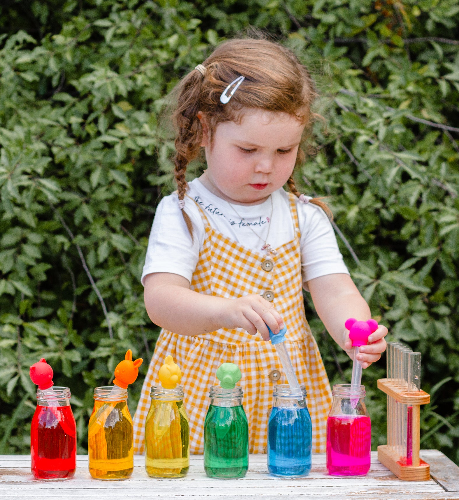 Curious Columbus Silicone Pipette Droppers – 6 Pack Fine Motor Skills Set