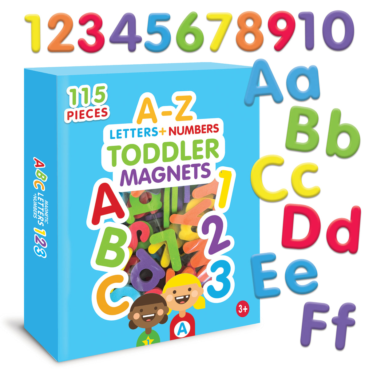 Curious Columbus Magnetic Letters and Numbers [3+]