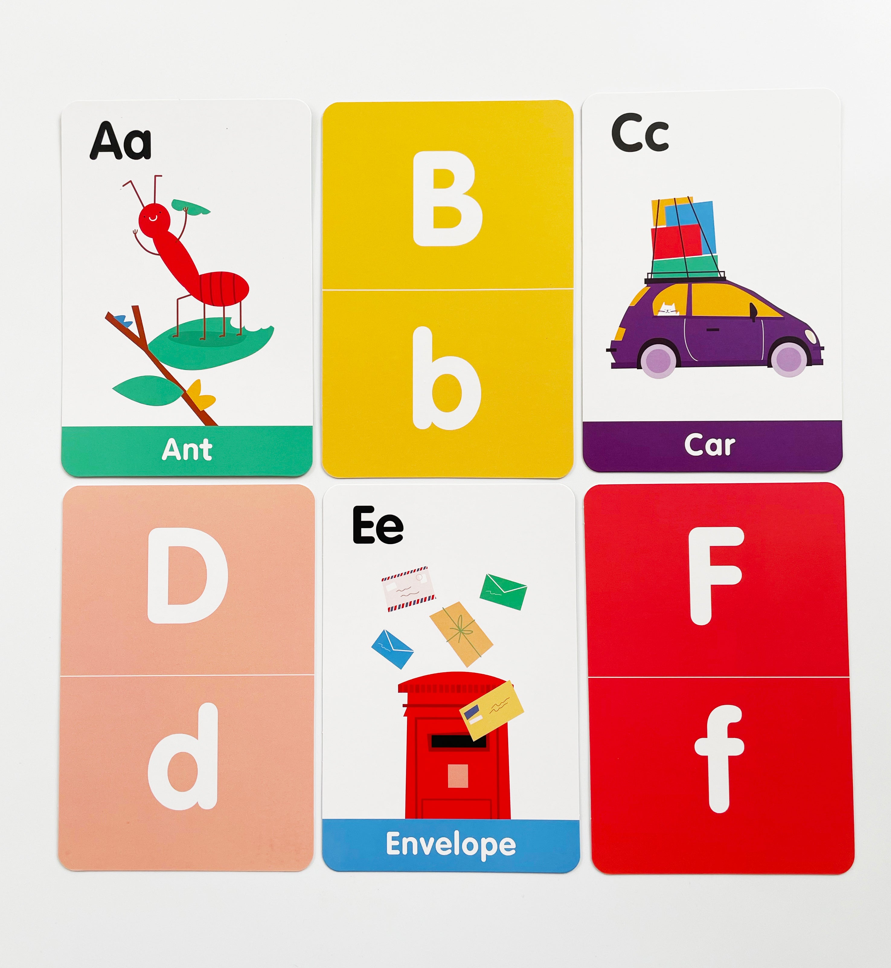 Curious Columbus A-Z uppercase flashcards