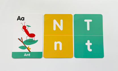 Curious Columbus A-Z uppercase flashcards