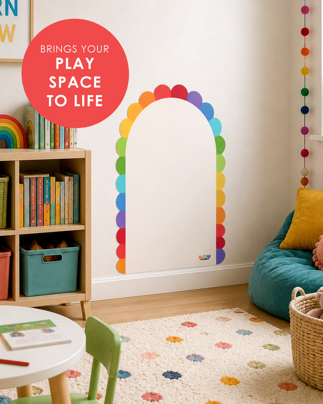 Curious Columbus Magnetic Wall Decal - Peel &amp; Play Design