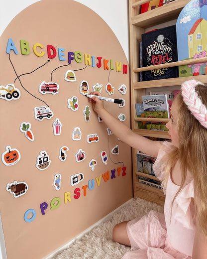 Magnetic Objects and Letters