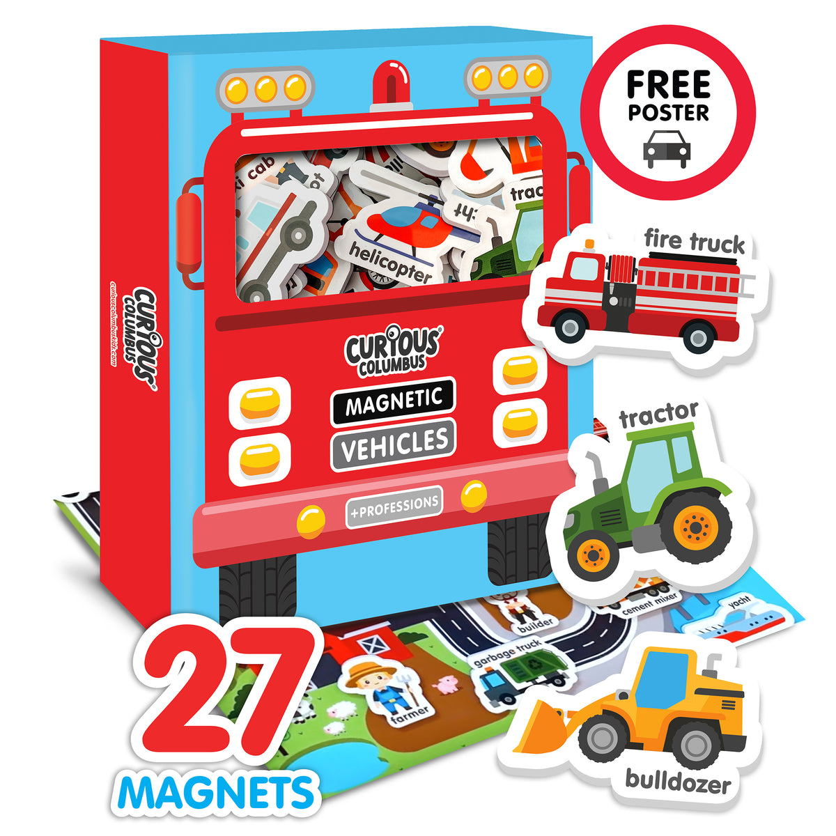 Little World 24 Magnet frigo Enfant - Aimant Enfant educatif - Magnet Little World 24 Magnet frigo Enfant - Aimant Enfant educatif - Magnet