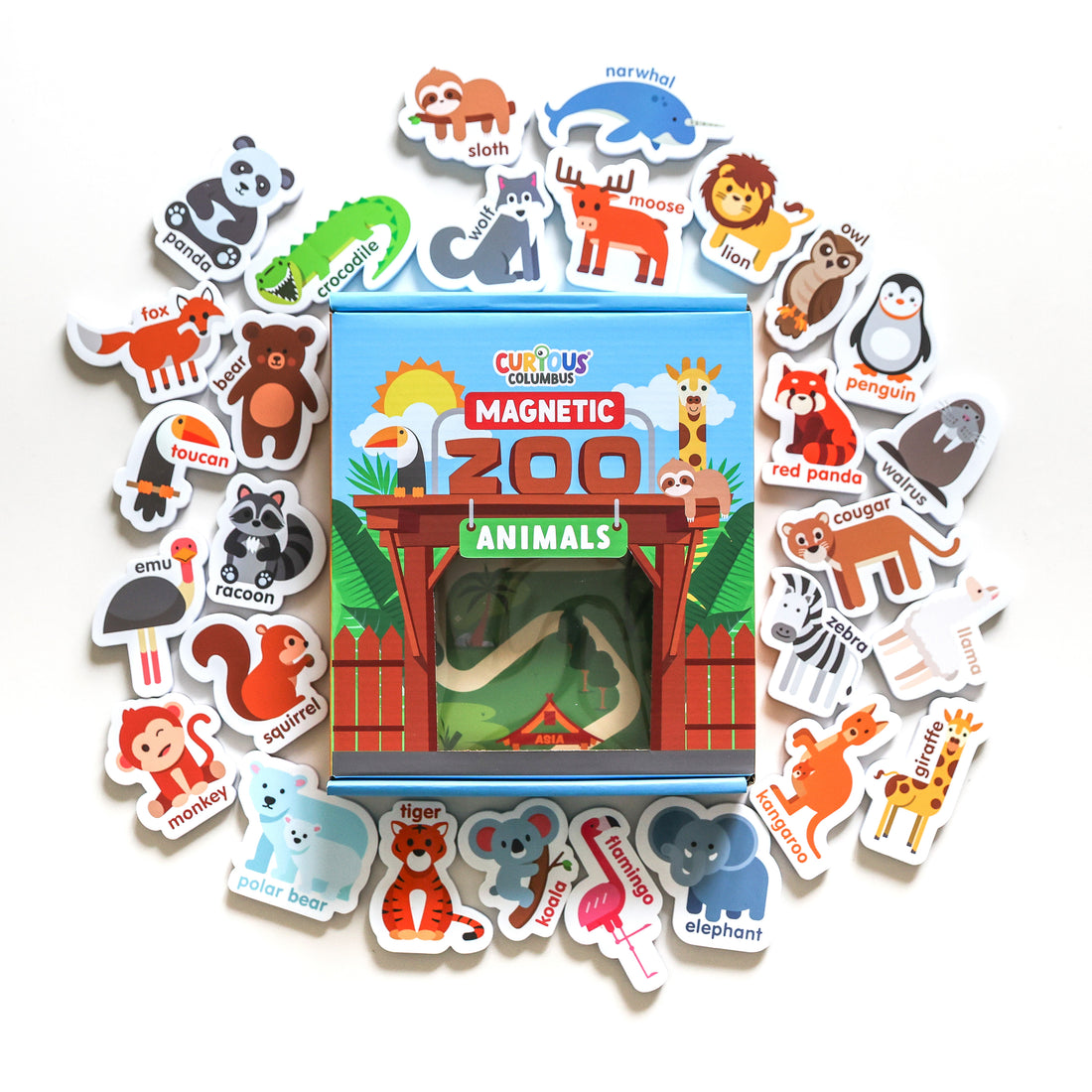 MAGNETIC ZOO ANIMALS