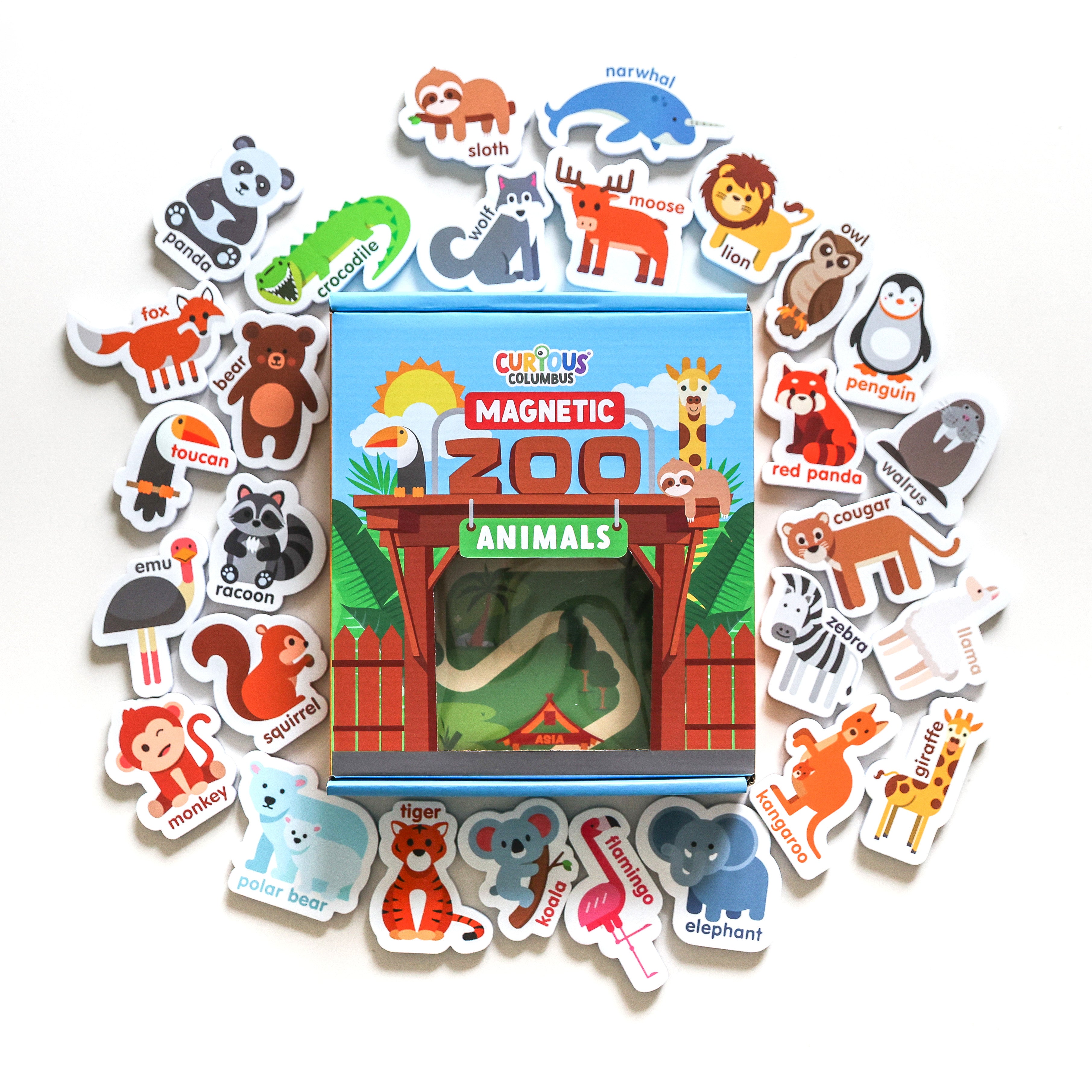 MAGNETIC ZOO ANIMALS