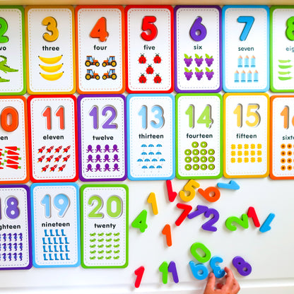Flashcards &amp; 123 Magnetic Numbers