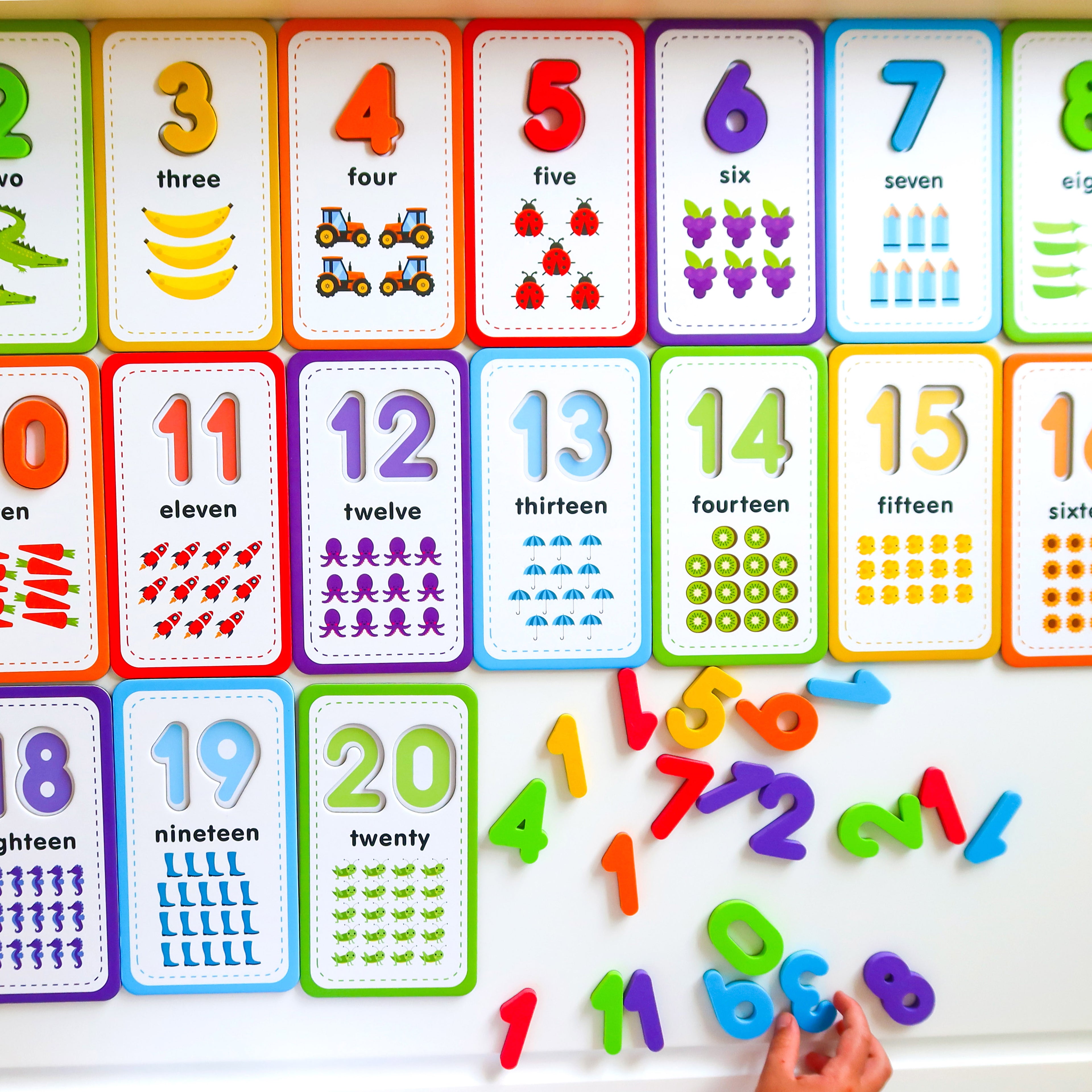 Flashcards &amp; 123 Magnetic Numbers