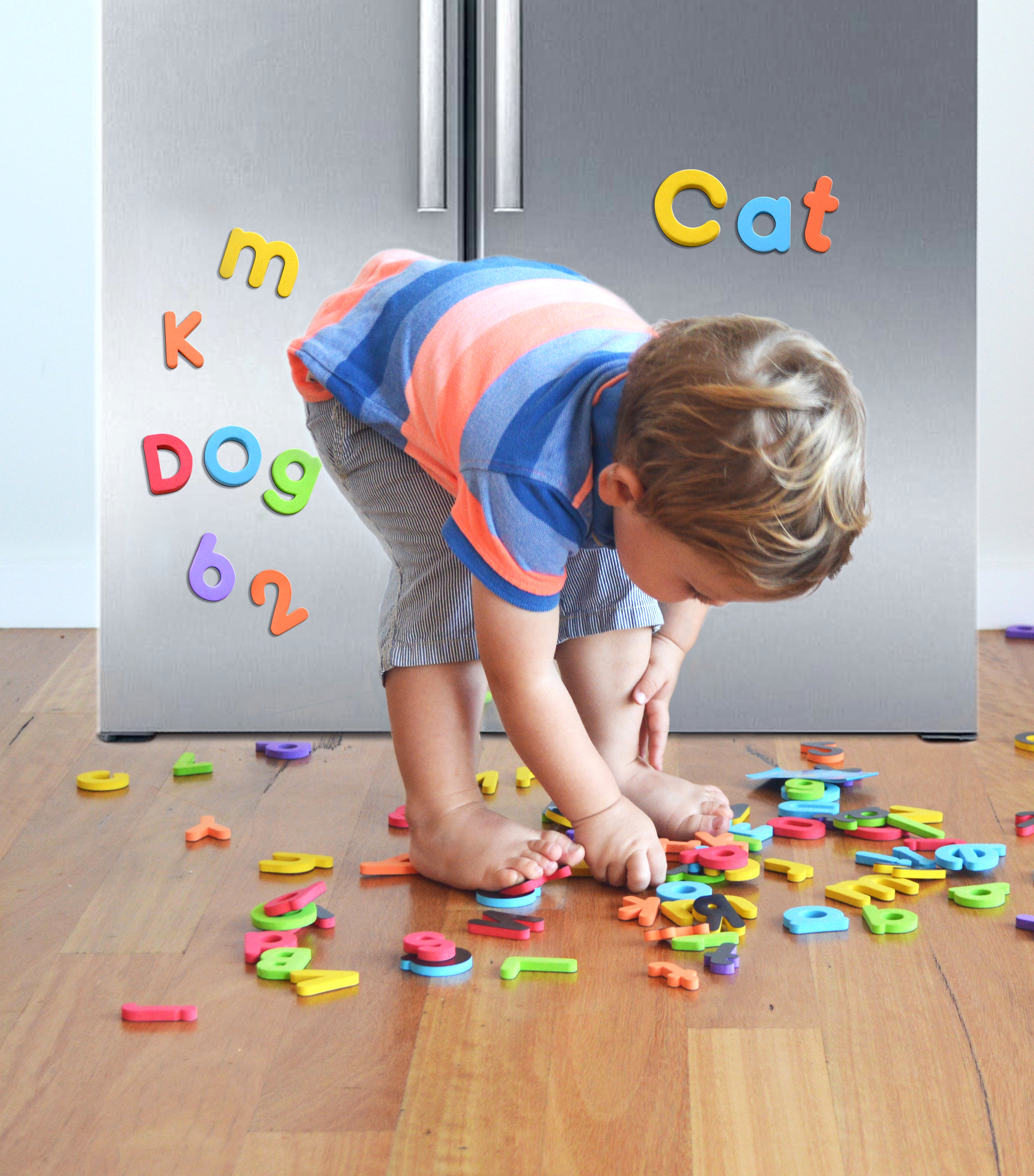 Magnetic Letters and Numbers