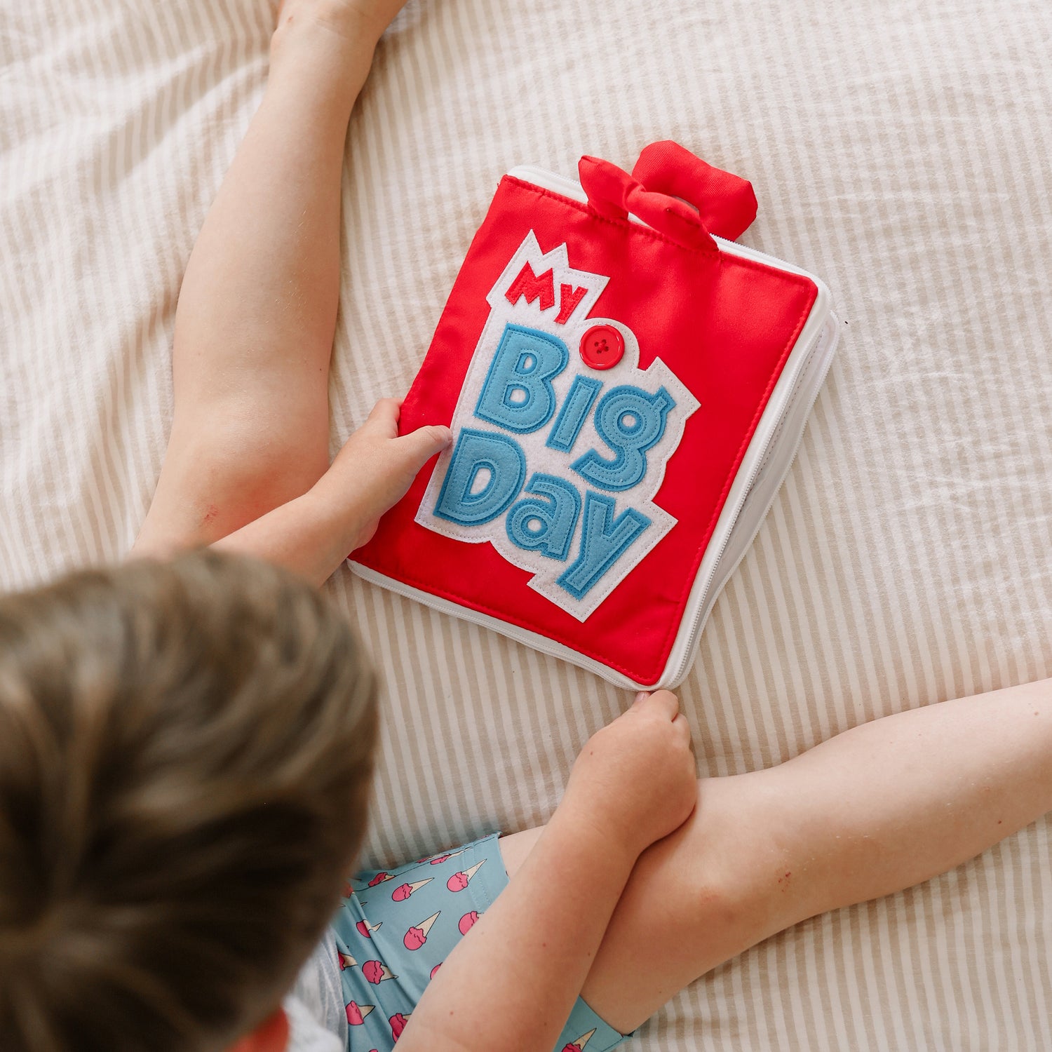 Fabric Activity Book - My Big Day - Red