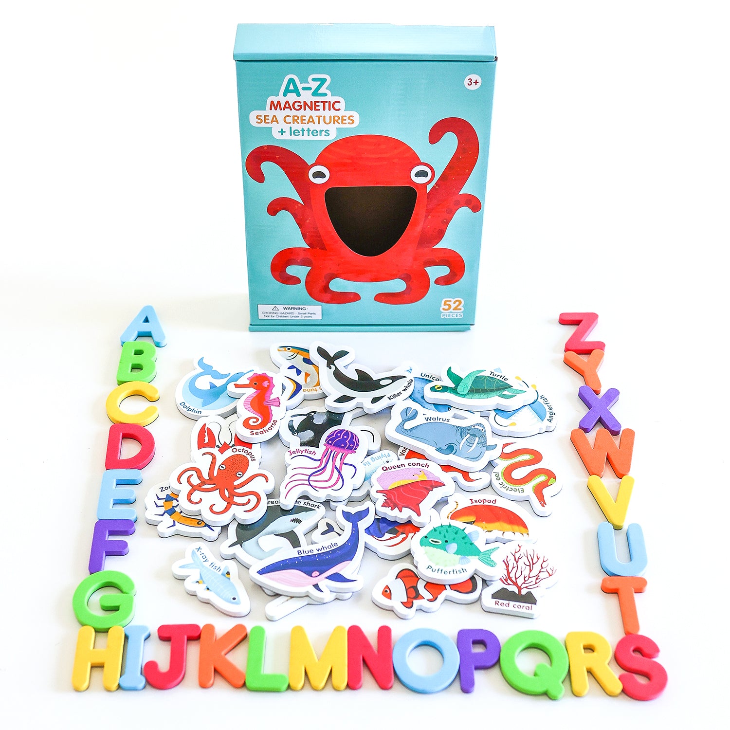 Magnetic Sea Creatures and Letters