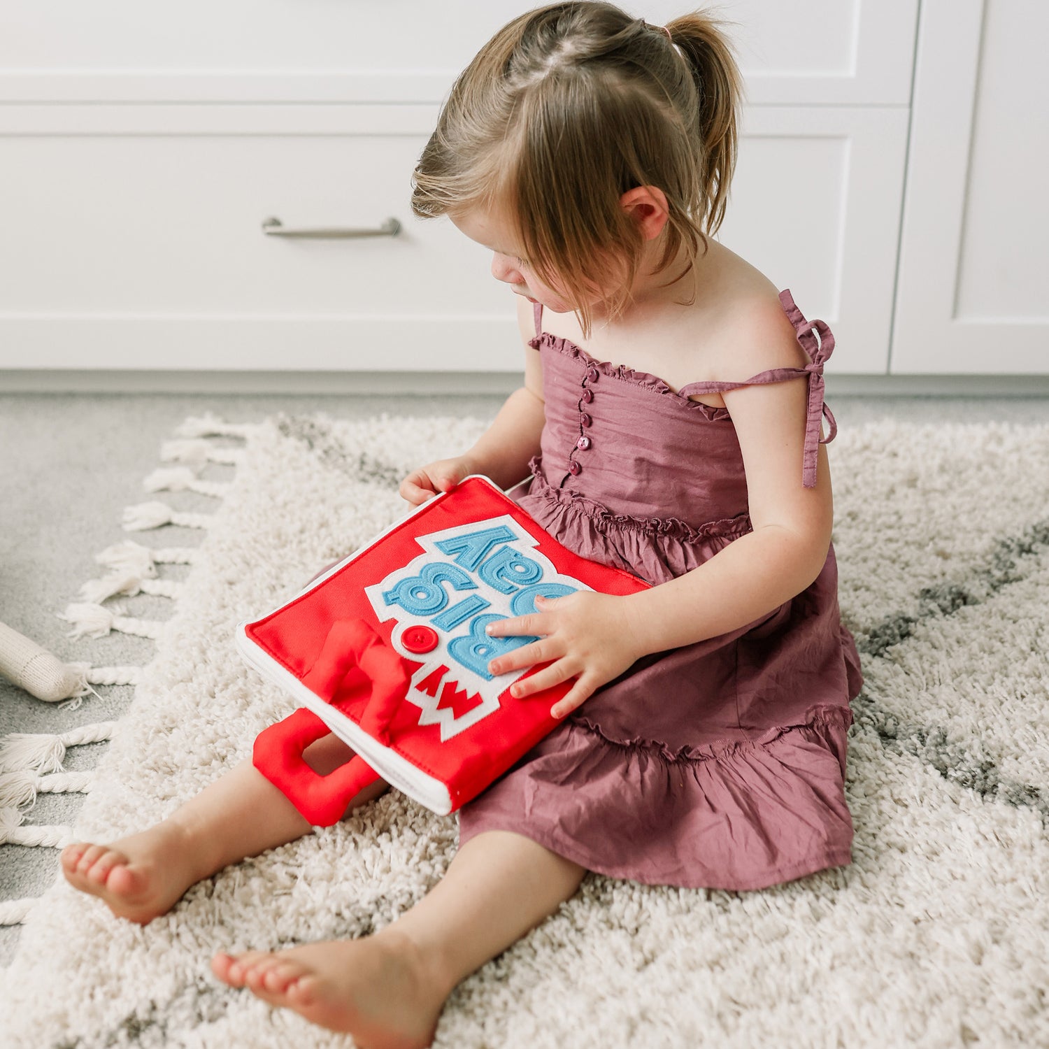 Fabric Activity Book - My Big Day - Red