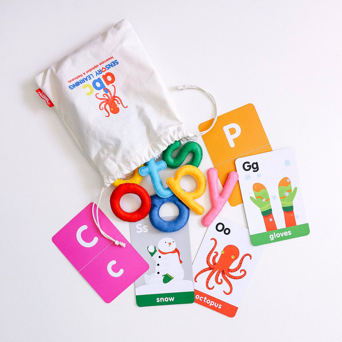 abc lowercase felt alphabet &amp; flashcards