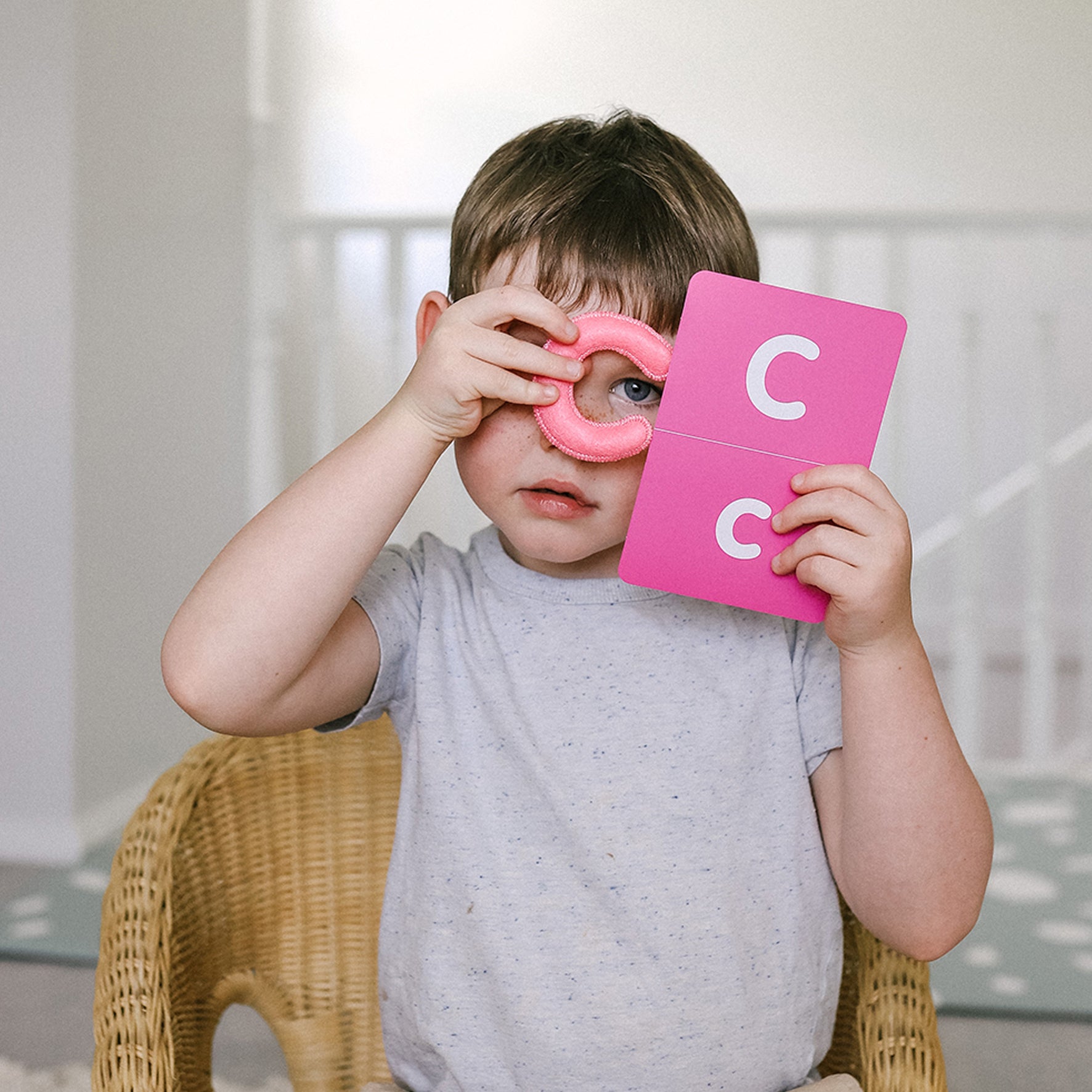 ABC Uppercase Felt Alphabet &amp; Flashcards