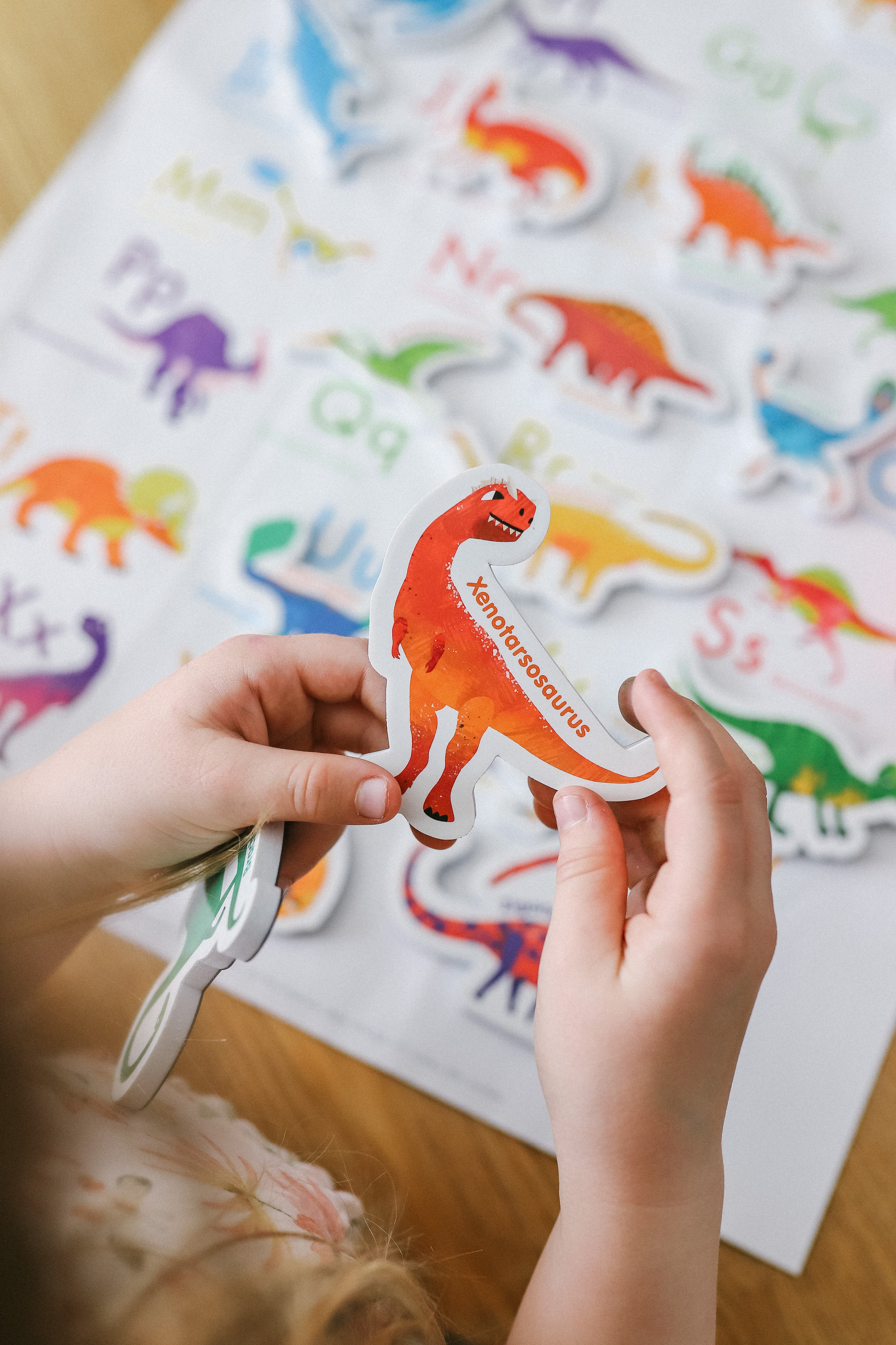 Magnetic Dinosaurs and Letters