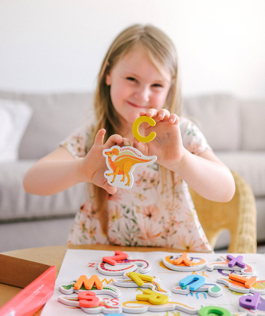 Magnetic Dinosaurs and Letters