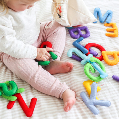 ABC Uppercase Felt Alphabet &amp; Flashcards