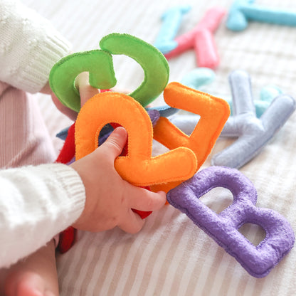 ABC Uppercase Felt Alphabet &amp; Flashcards