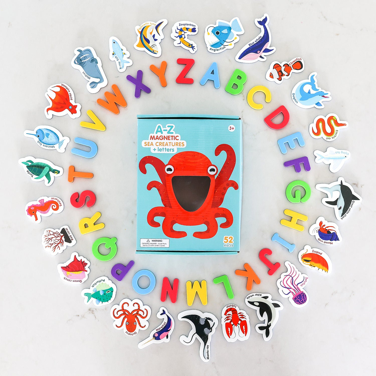 Magnetic Sea Creatures and Letters