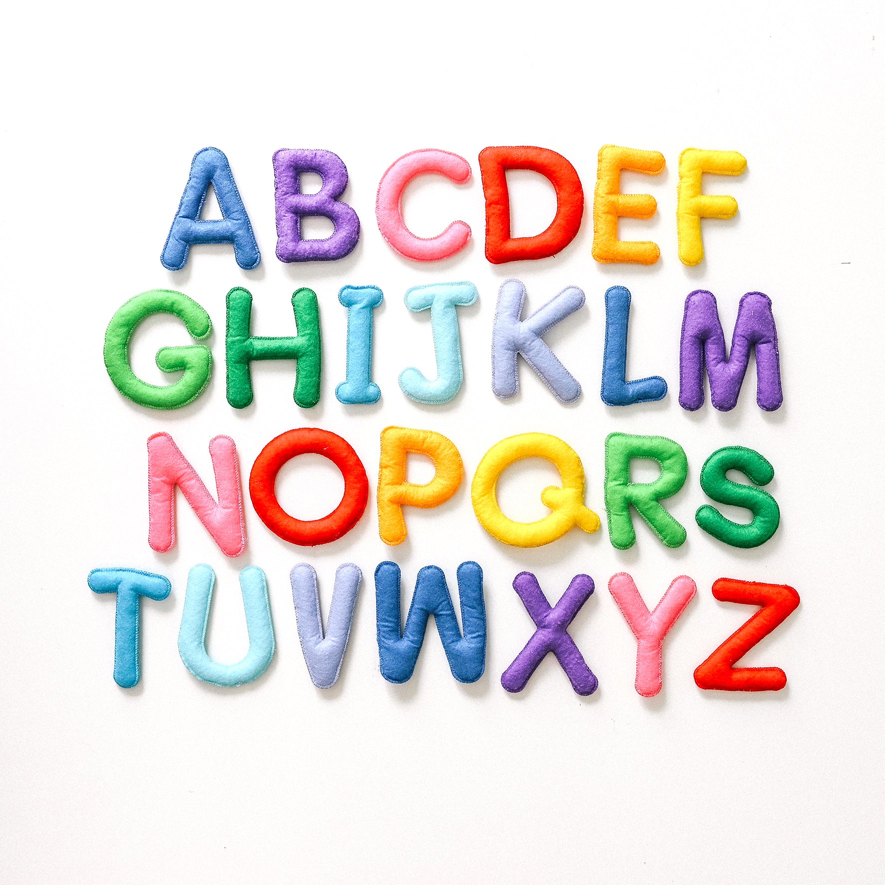 ABC Uppercase Felt Alphabet &amp; Flashcards